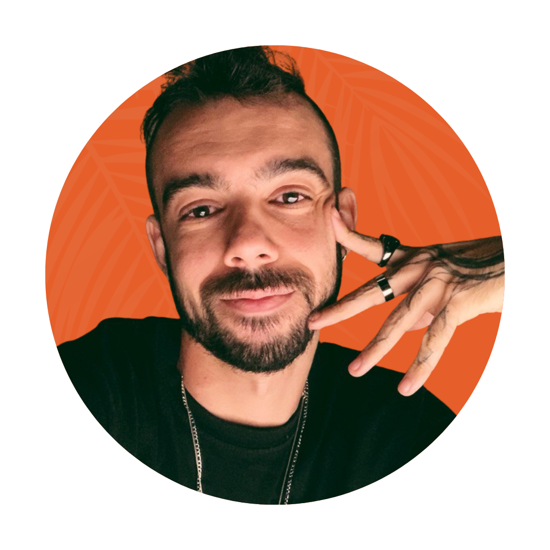 Team member headshot on orange background for CiiRUS mid-year update blog